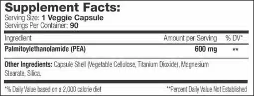 esp pm SNS PEA Relief Palmitoiletanolamida 90 cápsulas 5047 2