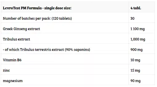 eng pm Levro Test 2x 120 Caps Booster di testosterone bifasico 3084 3