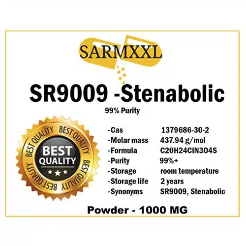 wwwsarmxxlcom Stenabolic SR9009 en polvo 1000 mg