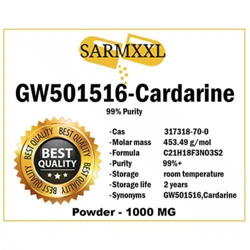 wwwsarmxxlcom Cardarine GW501516 Pulver 1000mg