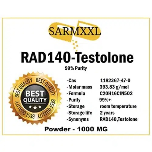 wwwsarmxxlcom Testolone RAD140 polvo 2000mg