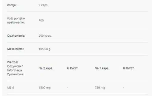 eng pm 7N MSM 750mg 200 caps 3745 2