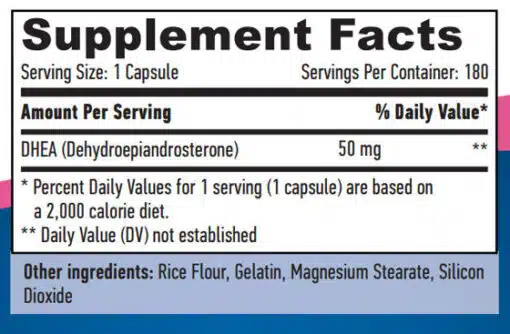 eng pm DHEA 50mg 180 caps 1442 2