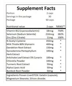 eng pm Gaspari Proven Détox du foie 60 gélules 4251 2