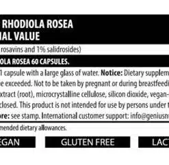 eng pm Genius Rhodiola Rosea 60 caps 4059 2