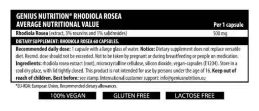 eng pm Genius Rhodiola Rosea 60 caps 4059 2