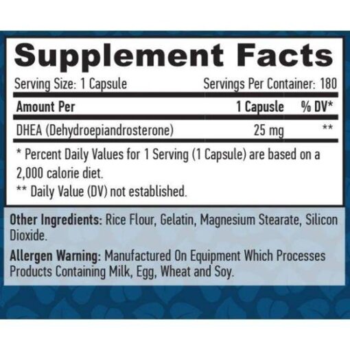 eng pm Haya DHEA 25 mg 180 caps 4136 2