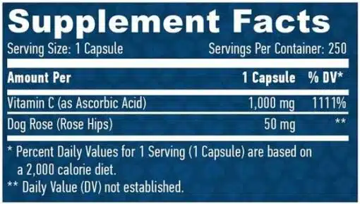 eng pm Haya High Potency Vitamin C 1000 mg 250 caps 3985 2