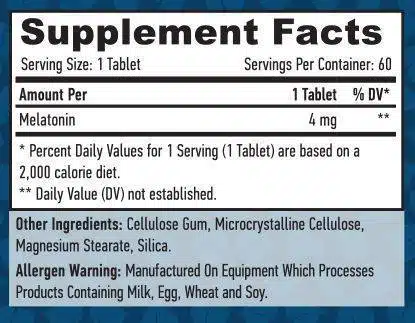 eng pm Haya Labs Melatonin 4 mg 60 tabs 4134 2