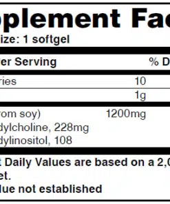 eng pm Lecithin 1200mg 100 caps 1031 2