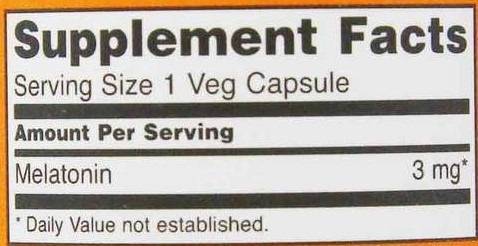 eng pm NowFoods Melatonina 3 mg 180 cápsulas 3891 2