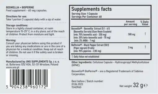 eng pm UNS Boswellia Bioperine 60 caps 3705 2