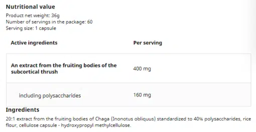 fra pm UNS Champignon Chaga 60 gélules 4516 2