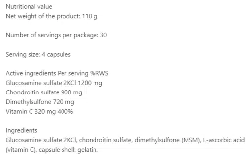 eng pm UNS Glucosamine Chondroitin MSM 120 caps 4385 2