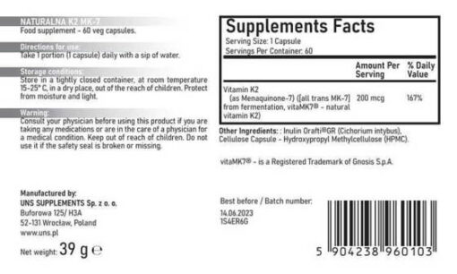 eng pm UNS K2 MK 7 60 cápsulas 3641 2
