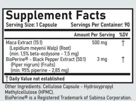 eng pm UNS Maca Bioperine 90 caps 3899 2