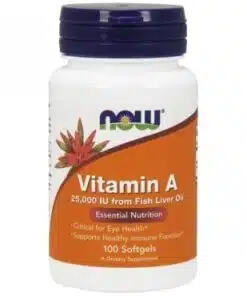 esp pm Vitamina A 25000 UI 100 cápsulas 1004 1