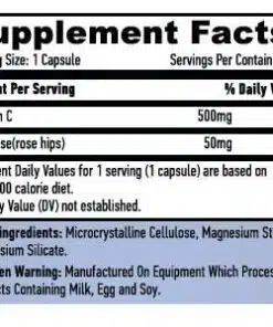 eng pm Vitamine C avec cynorhodon 500 mg 100 gélules 1832 2