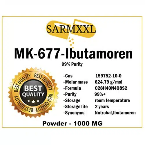 wwwsarmxxlcom Ibutamoren MK677 powder 1000mg