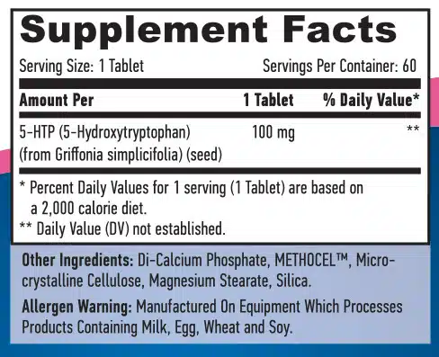 eng pm 5 htp Time Release 100 mg 60 caps 922 2