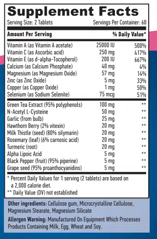 esp pm Complejo antioxidante Haya 120 tabletas 1329 2