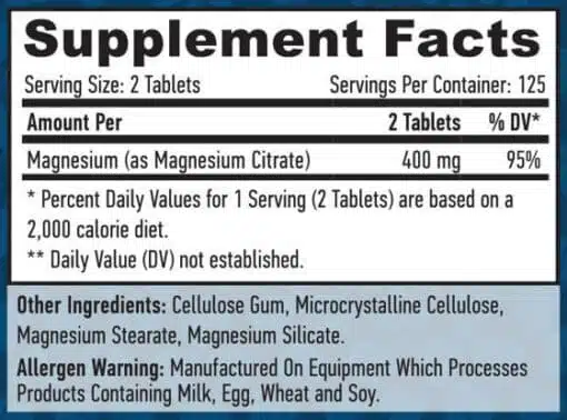 eng pm Haya Magnesium Citrate 200 mg 250 caps 3990 2