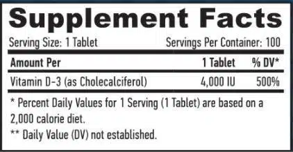 spa pm Haya Vitamina D3 4000 UI 100 tab 3779 2