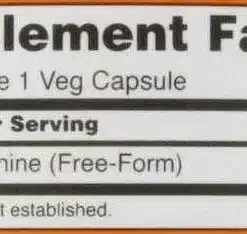 eng pm NowFoods L Phenylalanine 500 mg 120 caps 3877 2