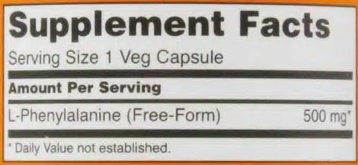 eng pm NowFoods L Phenylalanine 500 mg 120 caps 3877 2