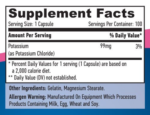 eng pm Potassium Time Release 100 caps 2431 2