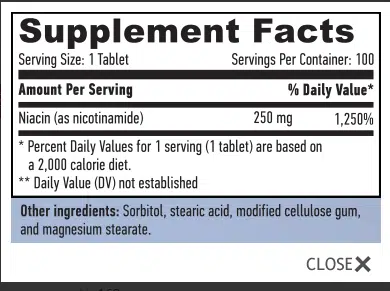 eng pm Time Release Niacin 100 caps 1825 2