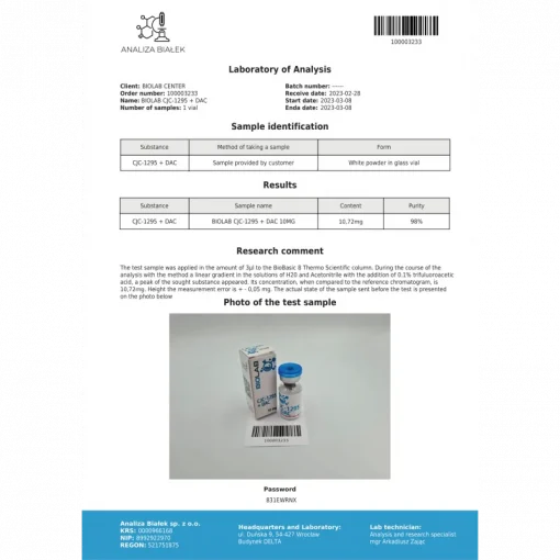 cjc 1295 dac 10 mg 1