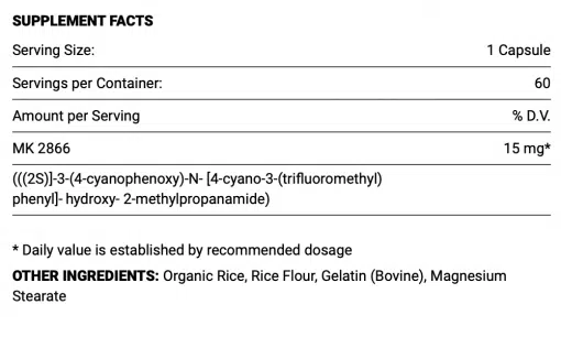 BIO Molecule Ostarine MK 2866 Inhaltsstoffe Facts