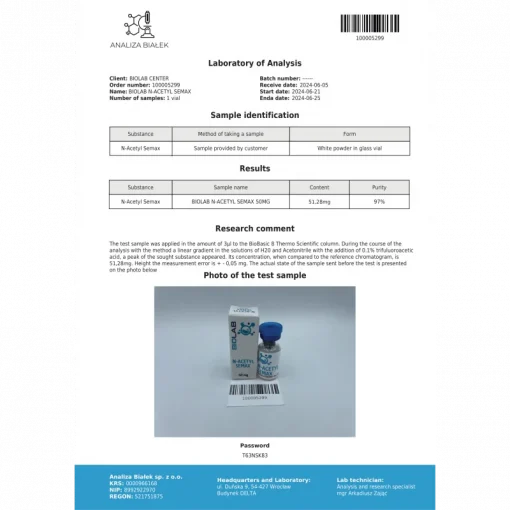 n Acetil Semax Spray 50 mg 2