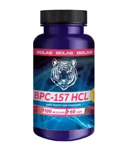 Cápsula de bpc 157 hcl de 100 mcg