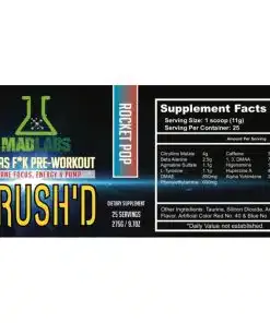 mad labs pre workout crush d dmaa 3