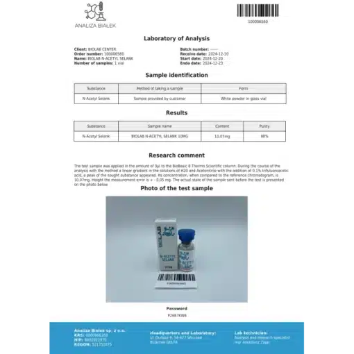 n acetyl selank spray 10 mg 2