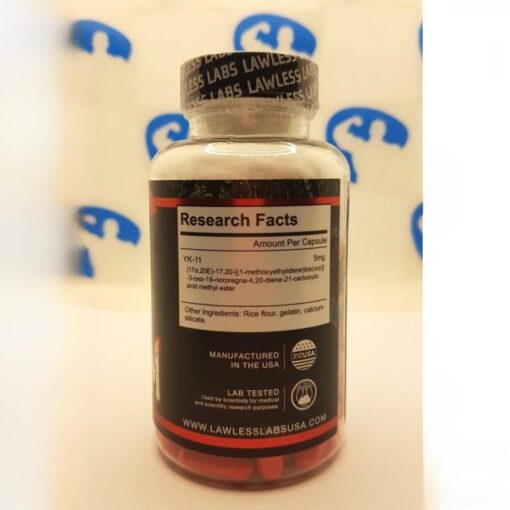 Lawless Labs Myosarm SARM YK-11 5 mg 90 caps - nowm-lawless-myosarm-sarm-yk-11-5-mg-90-caps.jpg