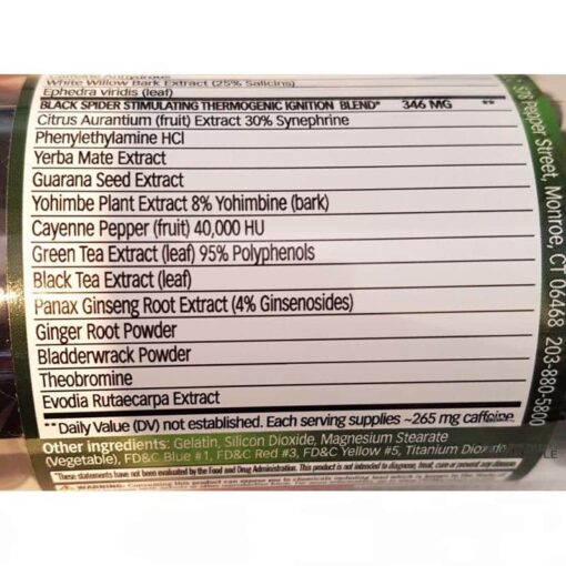 Cloma Pharma Black Spider 25 100 caps - nowm-cloma-pharma-black-spider-25.jpg