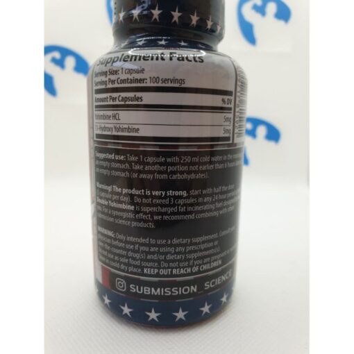 Submission Science Double Yohimbine 100 caps - submission-science-double-yohimbe.jpg