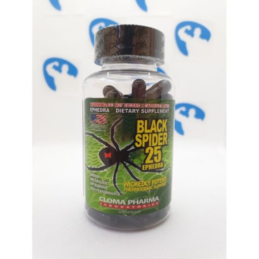 Cloma Pharma Black Spider 25 100 caps - cloma-pharma-black-spider-25.jpg