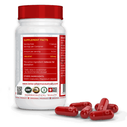 orlistat 60cps da 120mg dimagrante brucia grassi swiss
